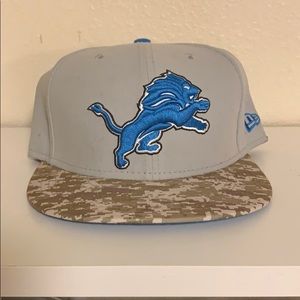 Detroit Lions Veterans Fitted Hat